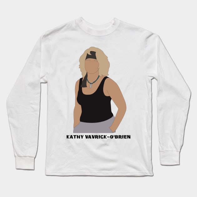 Kathy Vavrick-O'Brien Long Sleeve T-Shirt by katietedesco